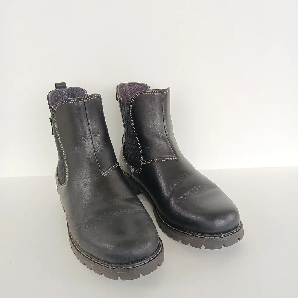 Eastland Ida Chelsea Boots Leather Black 7.5